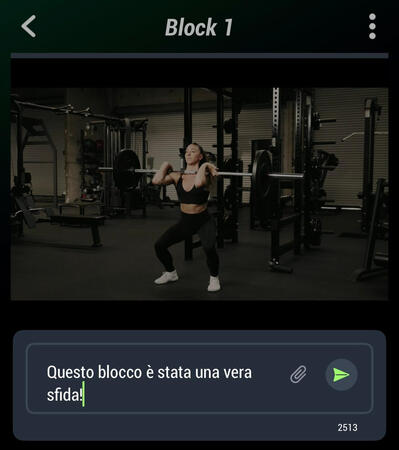 Direct Message access with the coach